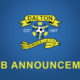 Club Announcement – Acting Club Secretary